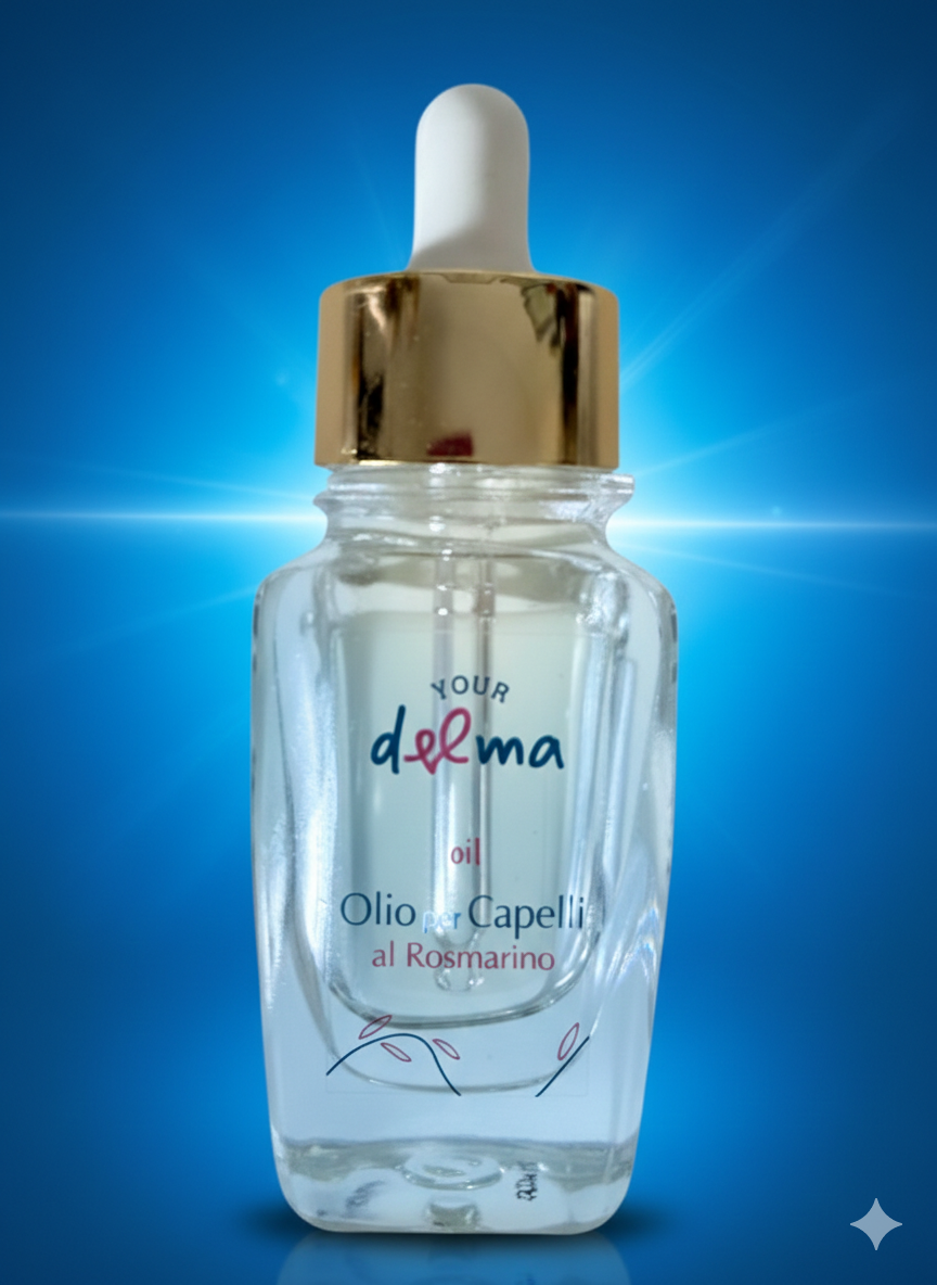 Olio capelli al rosmarino - DELMA