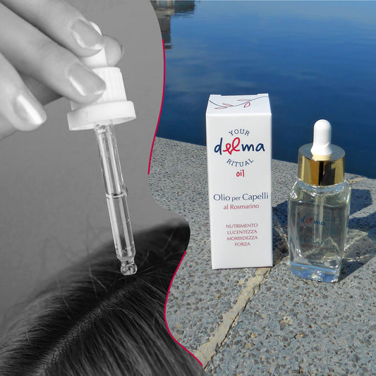 Olio capelli al rosmarino - DELMA